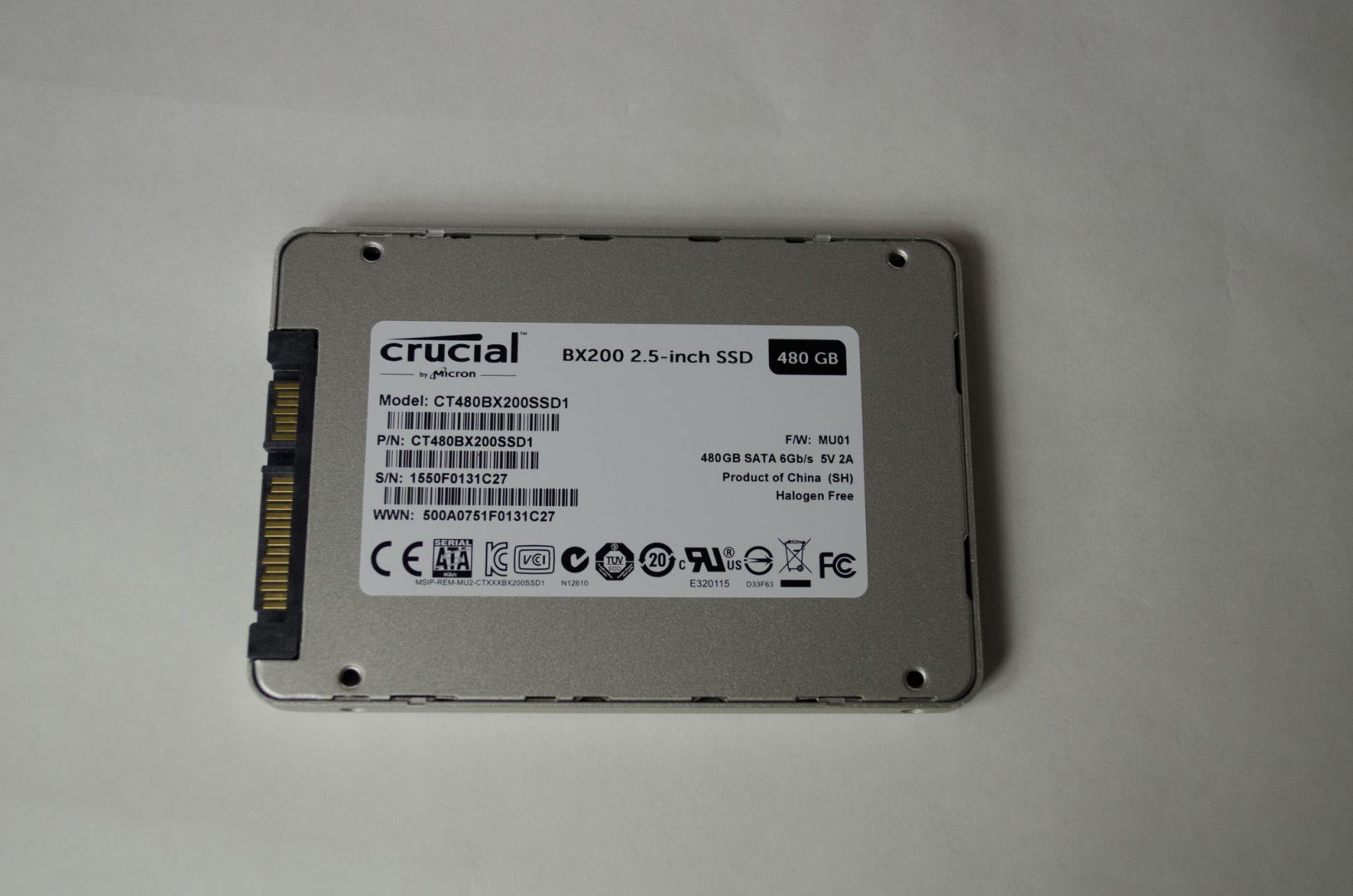 BX200 SSD Solid State Drive, Product Info