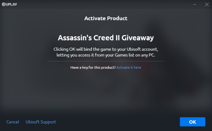 Assassin's Creed 2 Ubisoft Connect CD Key
