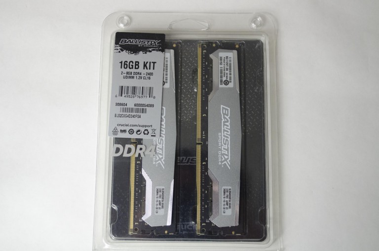 Crucial Ballistix Sport 16GB(2x8) DDR4 2400Mhz Memory Review - EnosTech.com