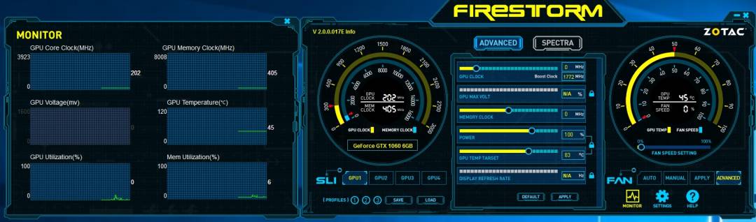 Разгон видеокарты zotac firestorm