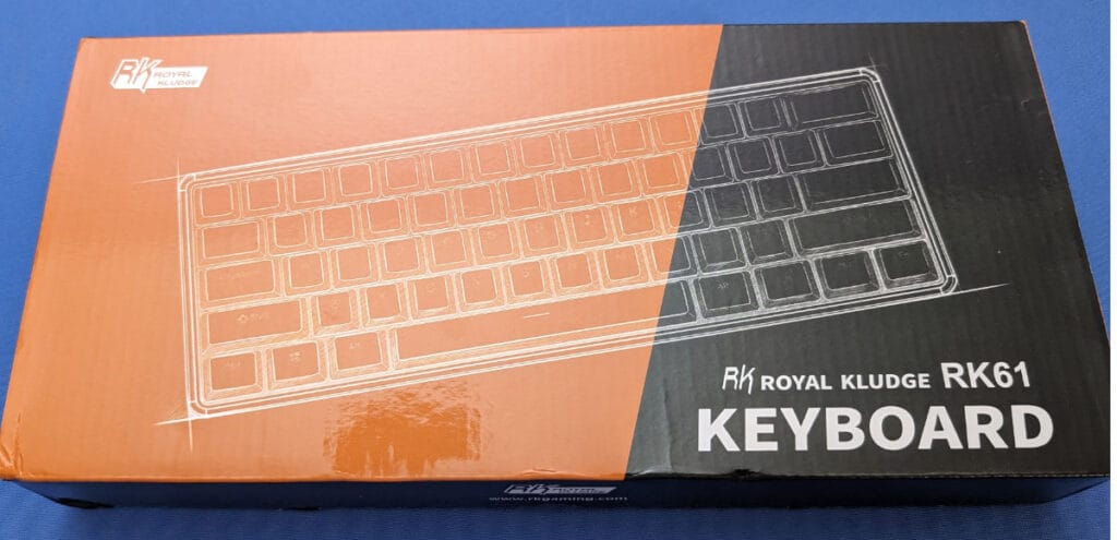 Royal Kludge RK61 60 Mechanical Keyboard box