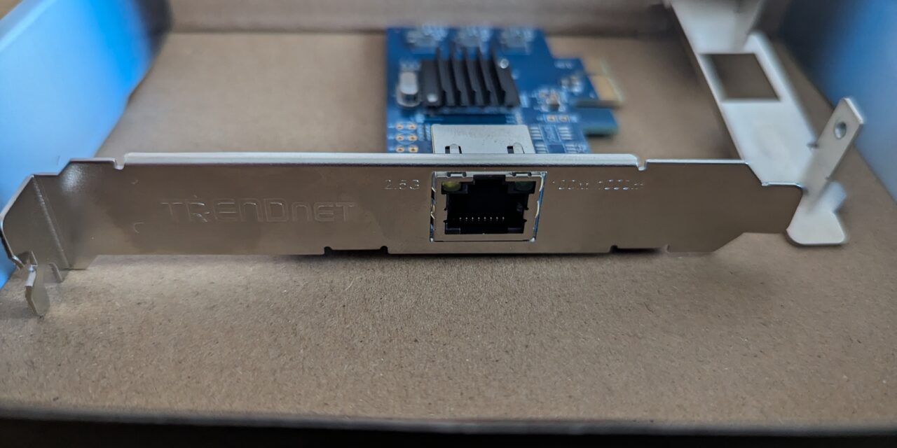 TRENDnet 2.5BASE-T PCIe Network Adapter Review