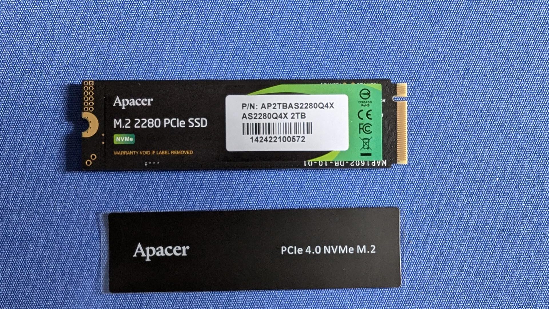 Apacer AS2280Q4X M.2 PCIe Gen SSD 5 edited