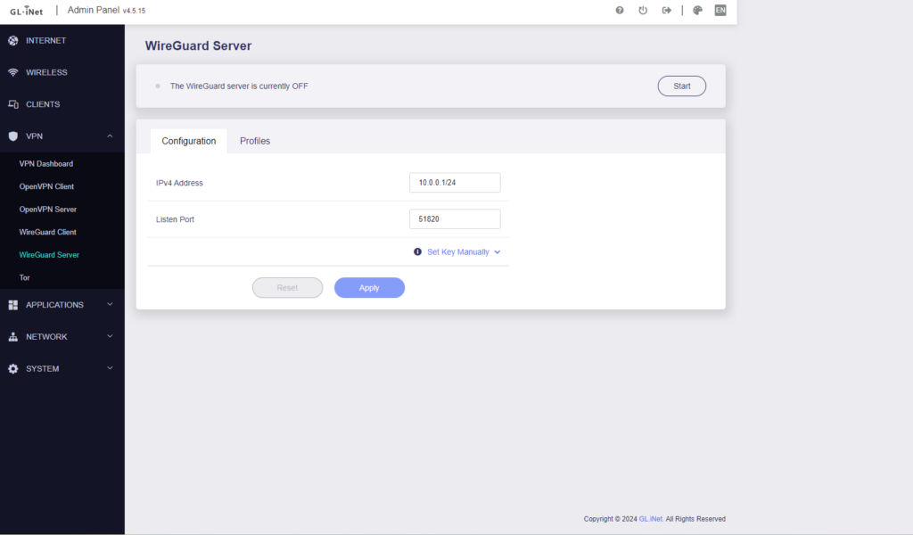 Marble Router VPN Options