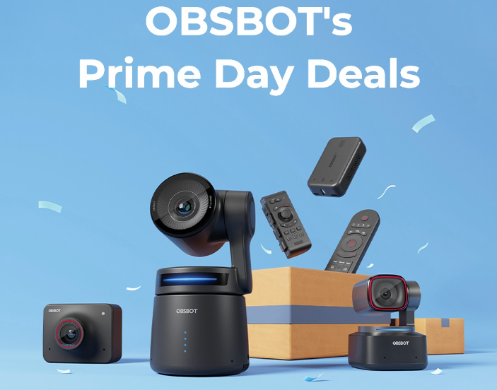 Prime Day: Save Up to 40% On OBSBOT Cameras and Webcams