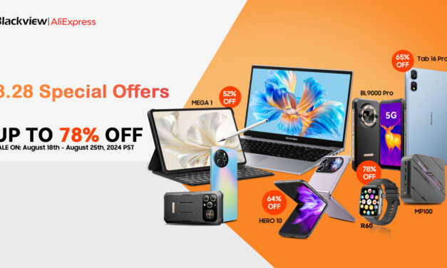 Blackview’s 8.28 Festival on AliExpress: Enjoy Discounts of Up to 78%!