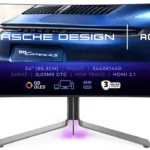 AOC and Porsche Design Unveil PD34 Curved Gaming Monitor with 240Hz QD-OLED Display