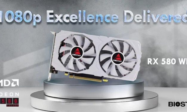 Biostar Launches Radeon RX 580 White Edition Graphics Card: A Stylish Upgrade for Casual Gamers