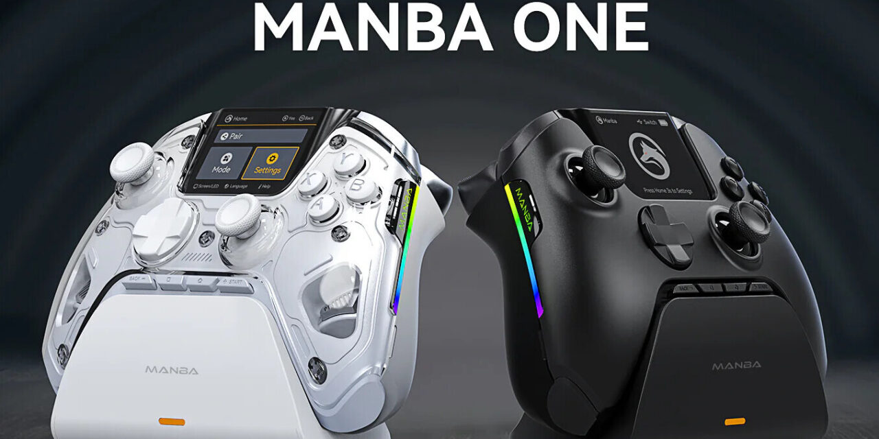 Manba Launches One Series Wireless Gaming Controller with Interactive Screen