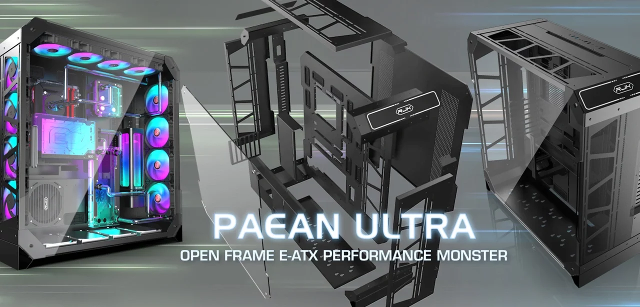 Raijintek Launches PAEAN ULTRA Full-Tower Case with Impressive Cooling Options