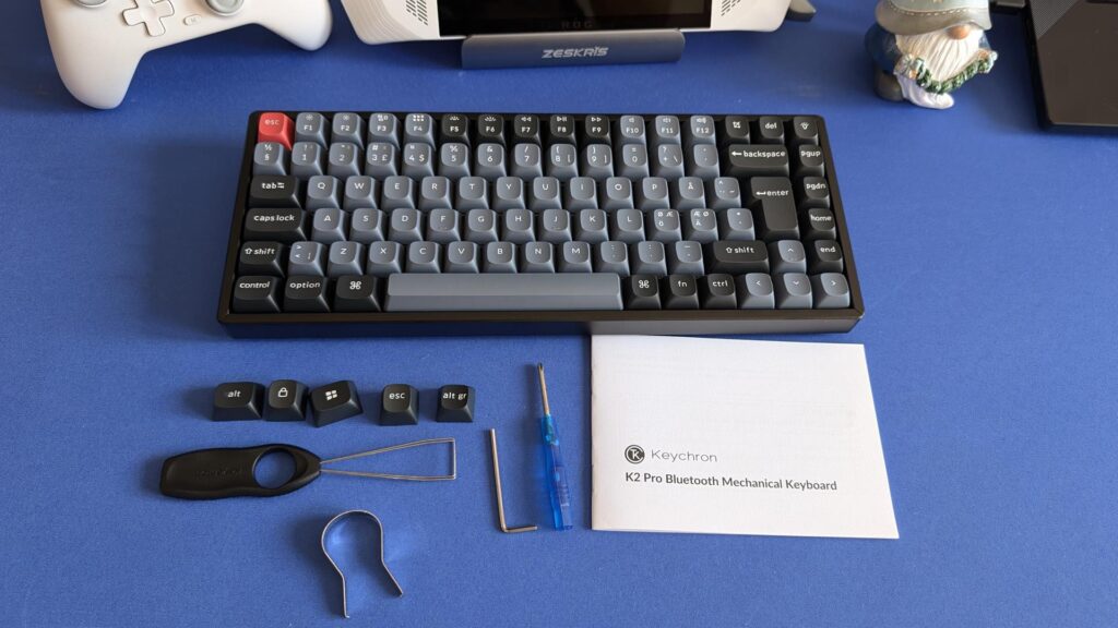 keychron k2 pro with accessories