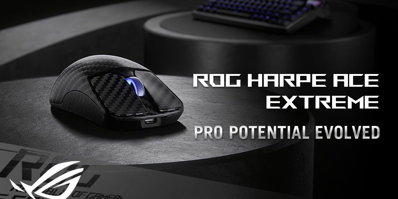 ASUS Unveils the ROG Harpe Ace Extreme: Ultralight Gaming Masterpiece