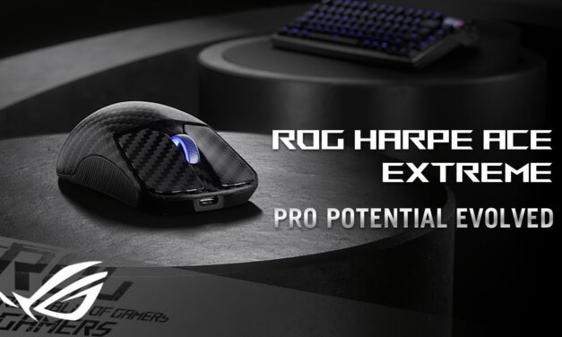 ASUS Unveils the ROG Harpe Ace Extreme: Ultralight Gaming Masterpiece