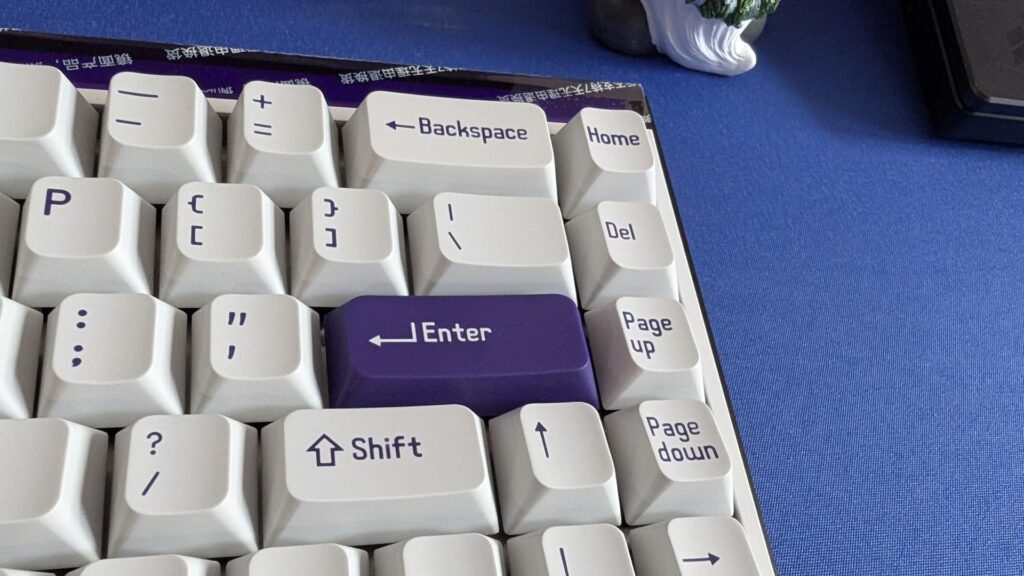 melgeek made68 purple enter keycap