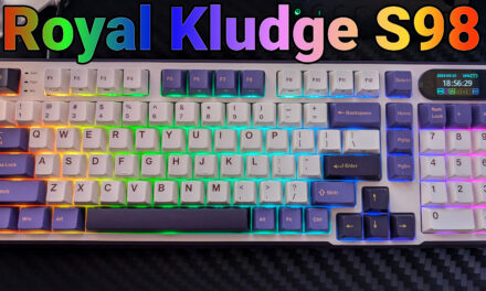 Royal Kludge S98 Wireless Mechanical Keyboard – Smart Display adds loads of customization options