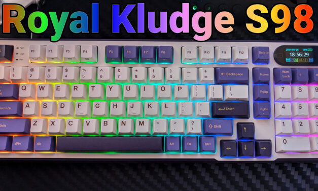 Royal Kludge S98 Wireless Mechanical Keyboard – Smart Display adds loads of customization options