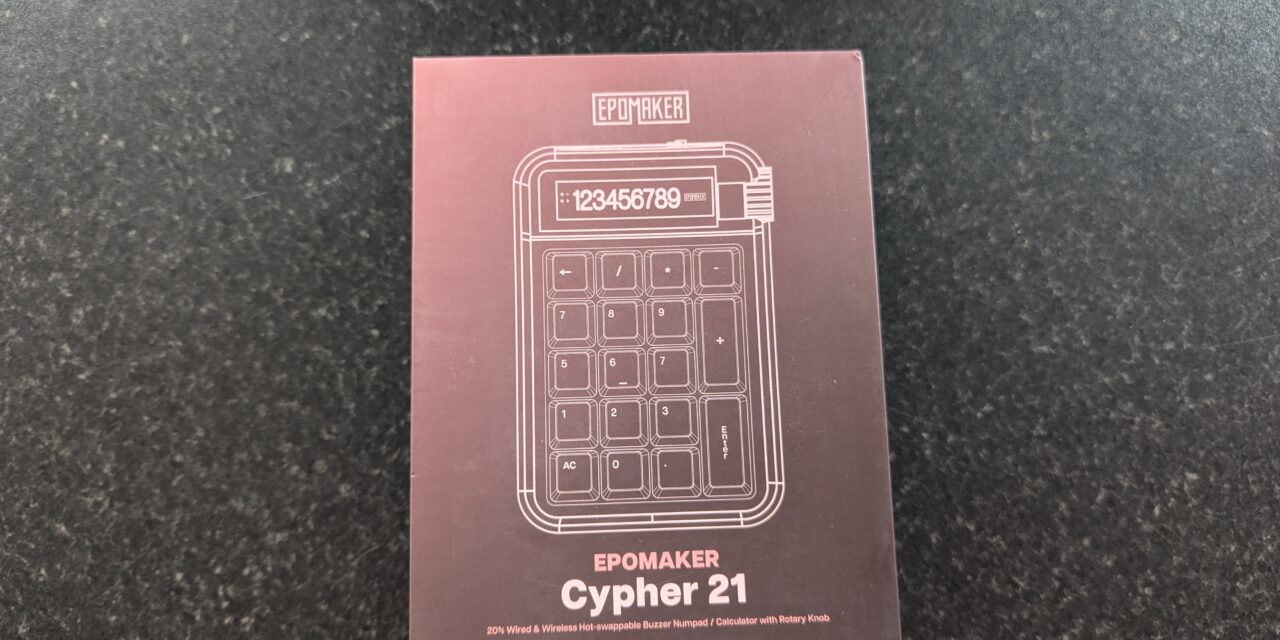 EPOMaker Cypher 21 Number Pad & Calculator Combo – Amazing clicky goodness at your fingertips