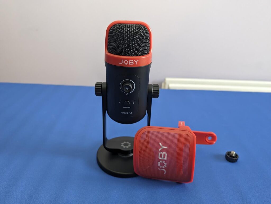 Joby Wavo Pod Mic pop filter off