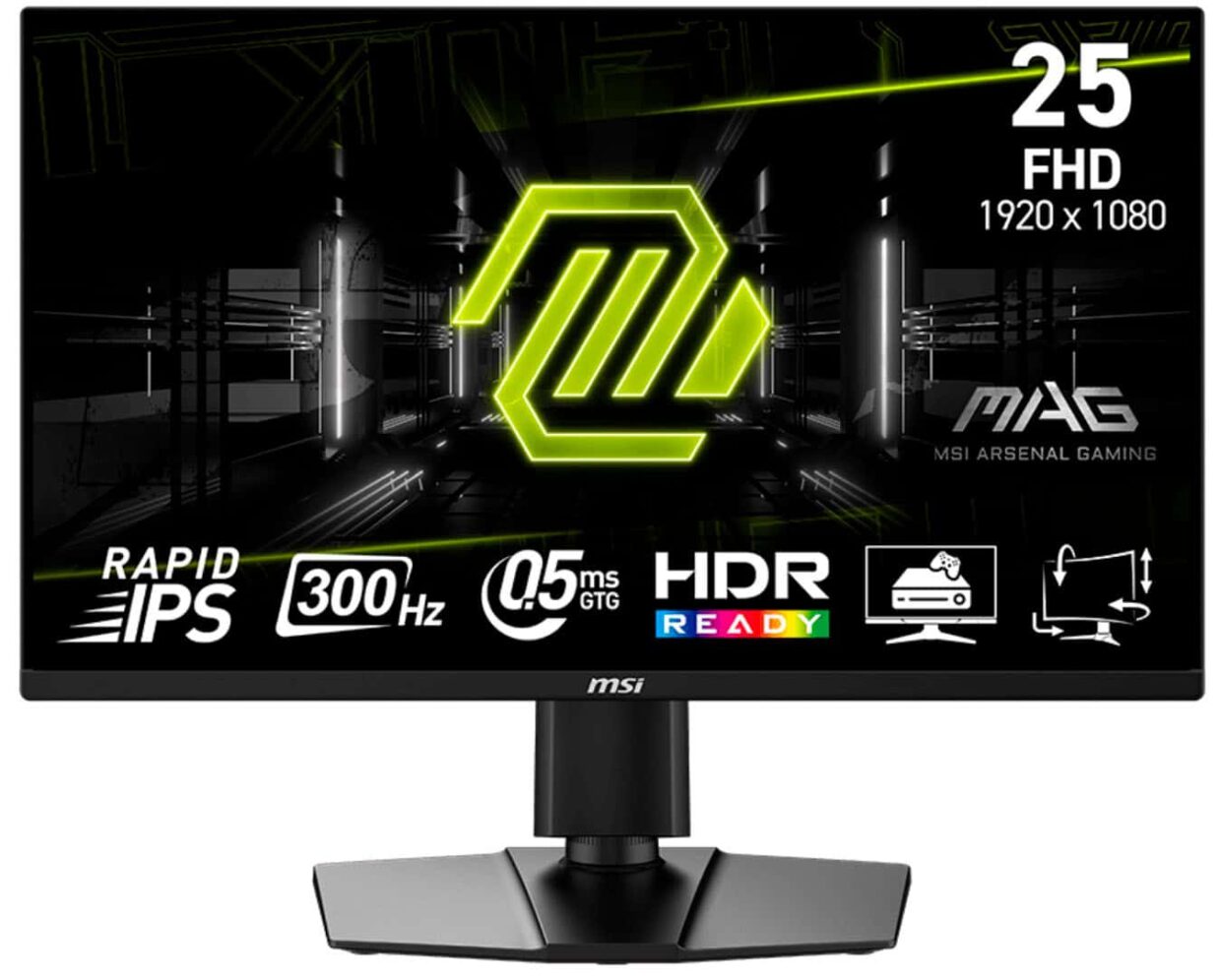 MSI MAG 255PXF Monitor: High-Speed Gaming with Rapid IPS Panel