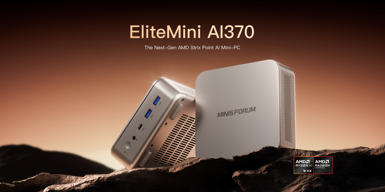 Minisforum EliteMini Ai370 Launched: 30% Faster Gaming with AMD Ryzen AI 9 HX 370 APU