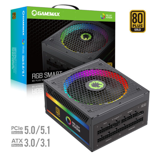 GameMax Launches New RGB Power Supplies for Gaming PCs