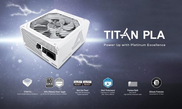 MONTECH Reveals TITAN PLA 80 Plus Platinum Power Supply Series