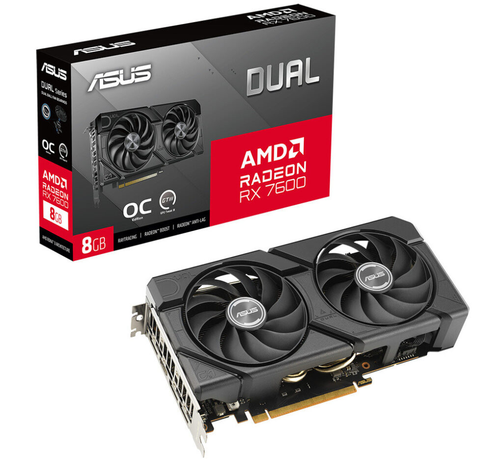 ASUS RX 7600 DUAL EVO OC