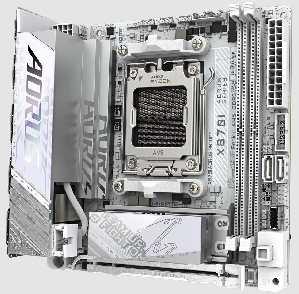 Gigabyte X870I Aorus Pro Ice motherboard