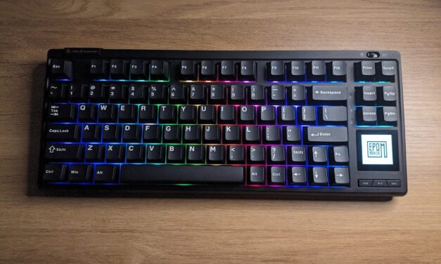 EPOMaker RT80 Mechanical Keyboard Review – Featuring soft but powerful Wisteria Linear switches, touchscreen and a removable USB-C screen