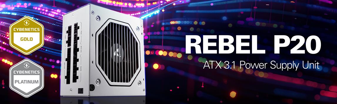 Sharkoon Launches New Rebel P20 White ATX 3.1 Power Supply for Modern PCs