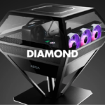 AZZA Unveils Stunning Diamond-Shaped PC Case