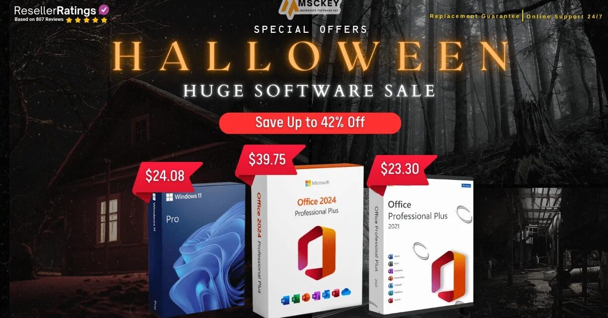 New Office 2024 Only $39.75 – Msckey Halloween Software Sale