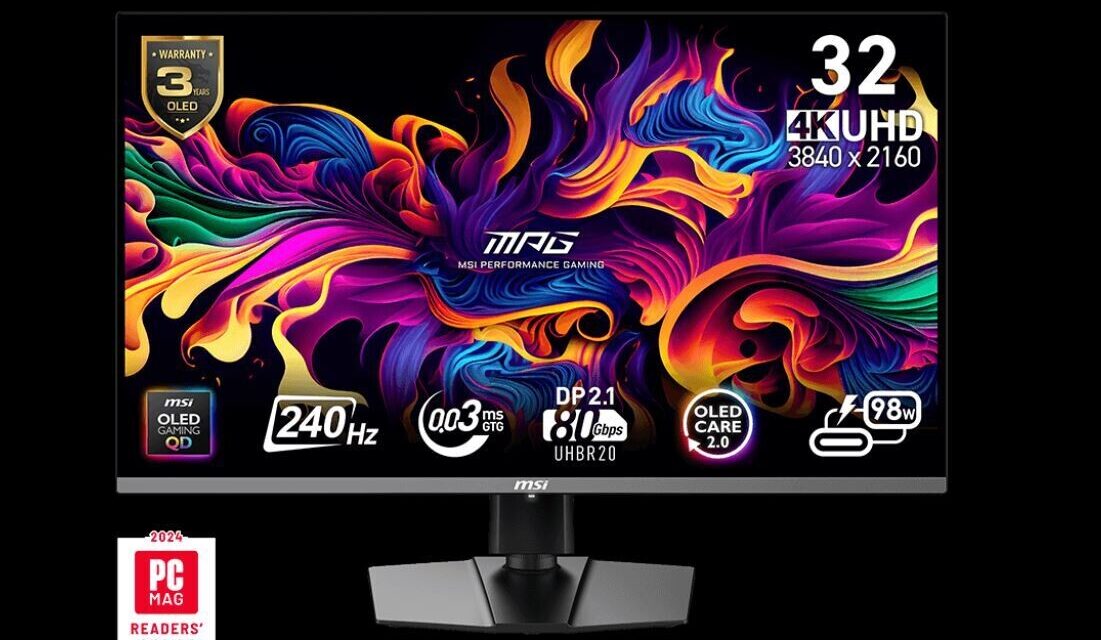 MSI MPG 322URX: An Impressive 4K, 240Hz QD-OLED Gaming Monitor