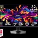 MSI MPG 322URX: An Impressive 4K, 240Hz QD-OLED Gaming Monitor