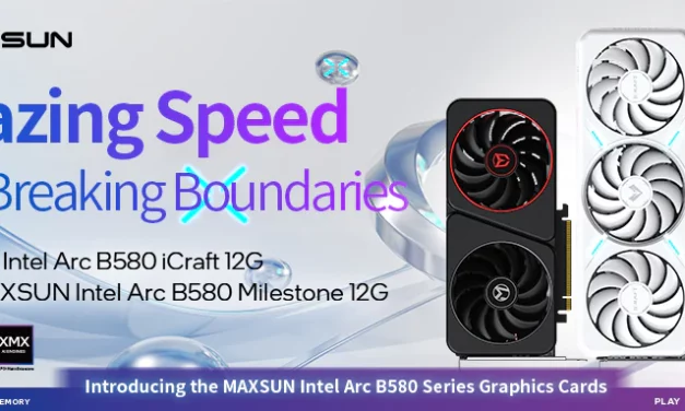 MAXSUN and Intel Unveil the MAXSUN Intel Arc B580 Series Graphics Cards