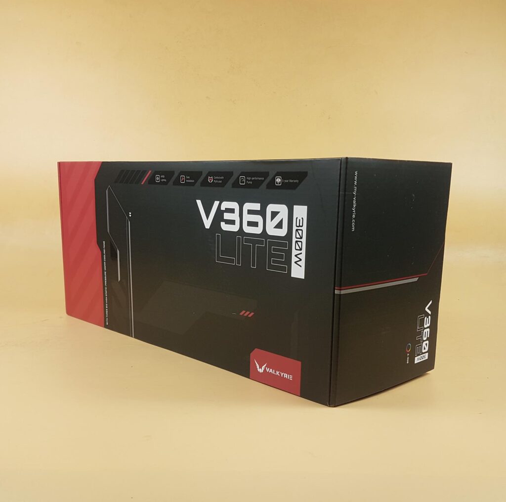 My Valkyrie V360 Lite ARGB Black Packing Box 2