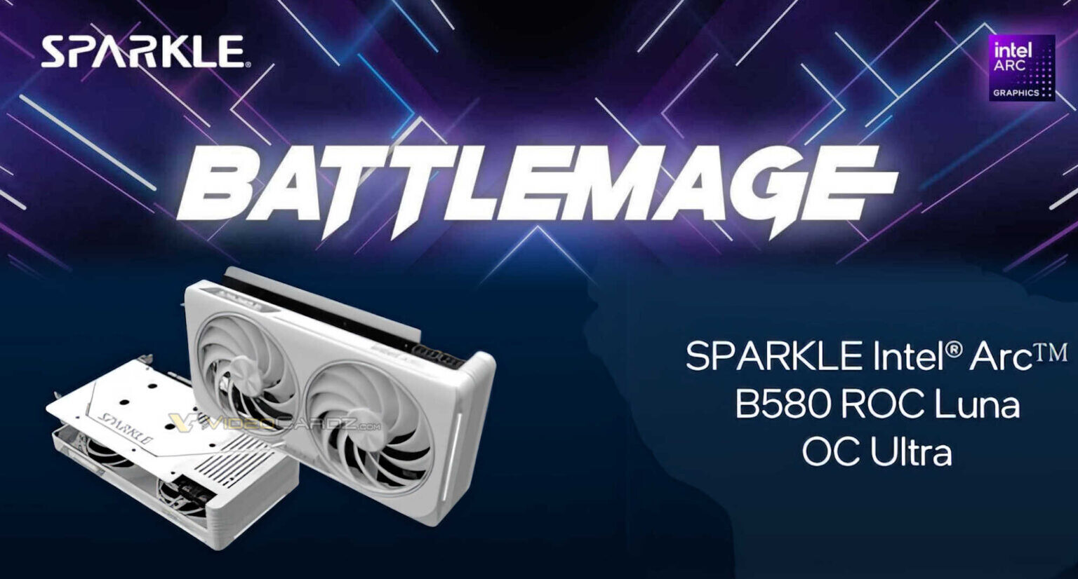 Sparkle Expands Intel Arc Battlemage Lineup with New Designs for 2025