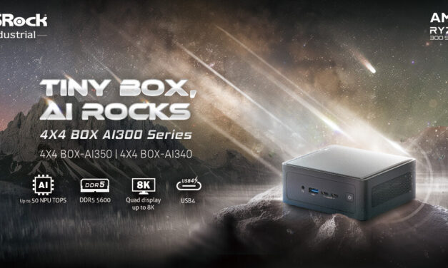 ASRock Industrial Introduces 4X4 BOX AI300 Series with AMD Ryzen Processors