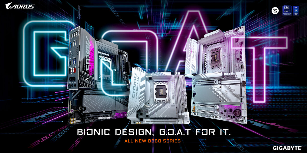 Gigabyte Launches New B860 Motherboards with Smart Features and Stylish Designs