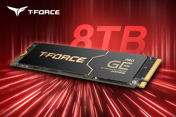 Team Group Launches 8 TB T-FORCE GE PRO PCIe 5.0 SSD