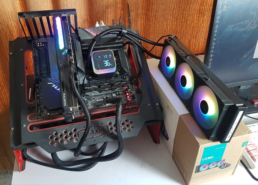 DeepCool LQ360 Test Setup