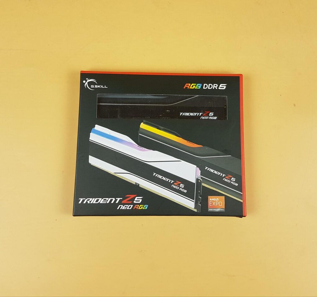 GSkill Trident Z Neo RGB 32GB 6400MHz CL30 Packing Box 1