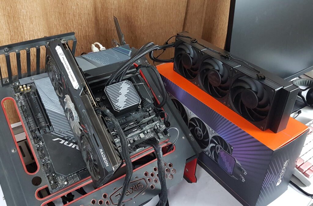 ID COOLING DX360 Max Test Setup