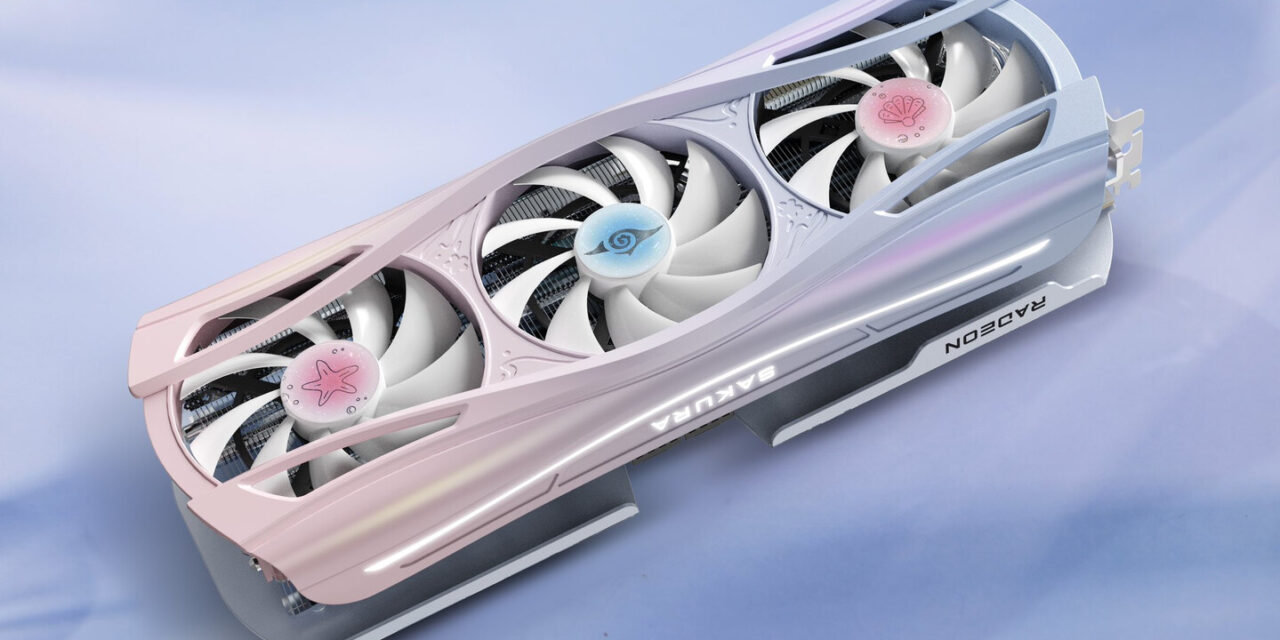 Yeston Unveils Radeon RX 9070 XT “Sakura Atlantis” Graphics Card Design