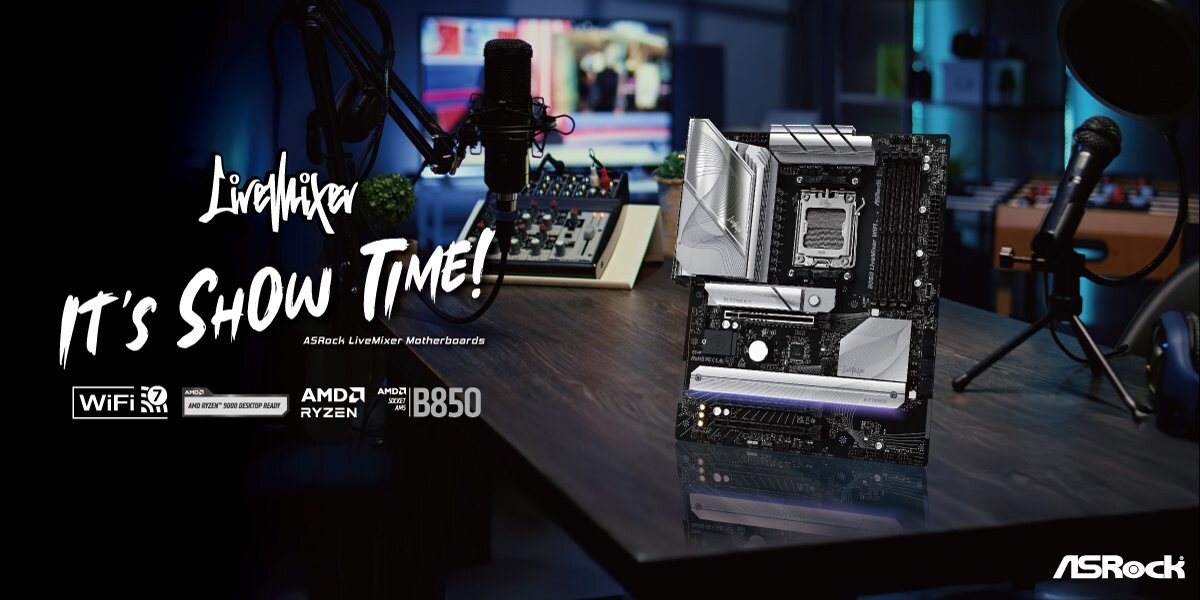 ASRock Reveals New B850 Motherboards at CES 2025