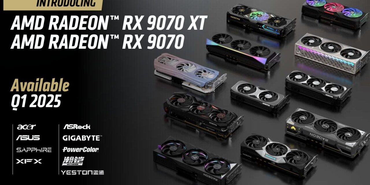 AMD Unveils Radeon RX 9070 XT and RX 9070 Graphics Cards at CES 2025