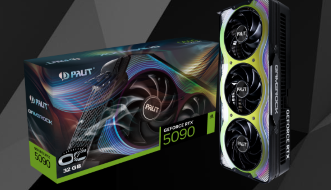 Palit GamingPro RTX 50 Series Graphics Cards Unveils with Customizable Covers