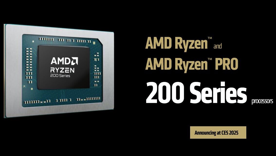 AMD Expands Processor Range with New Ryzen AI 300 and 200 Series