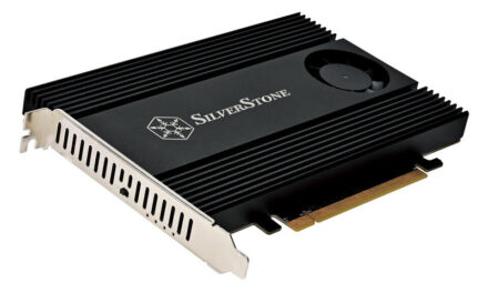 SilverStone Launches ECM40 4-Bay M.2 NVMe SSD Adapter Card With Active Cooling