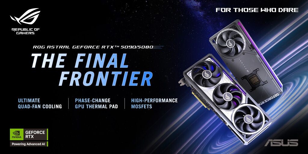 ASUS Launches NVIDIA GeForce RTX 50 Series Graphics Cards